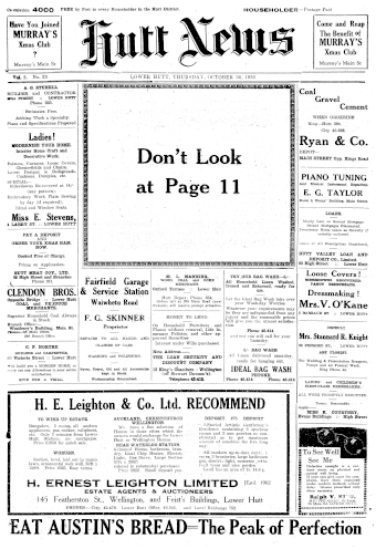 Issue page