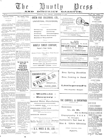 Issue page
