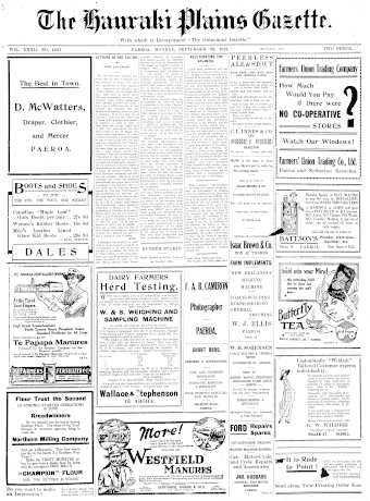 Issue page