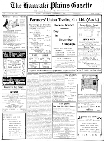 Issue page