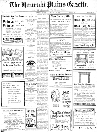 Issue page