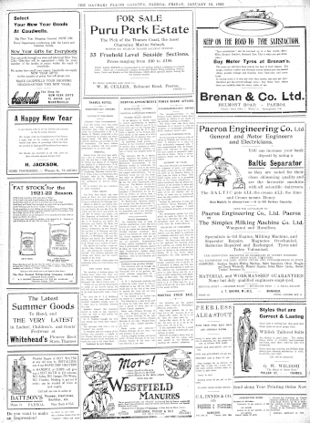 Issue page