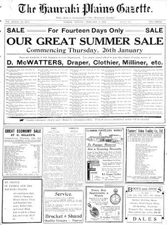 Issue page