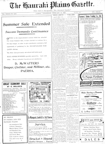 Issue page