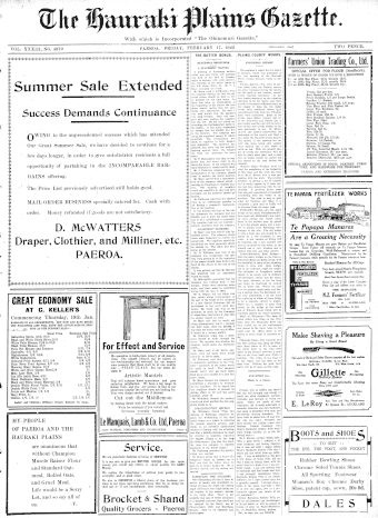 Issue page