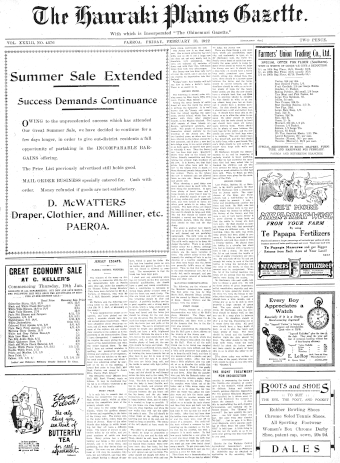 Issue page