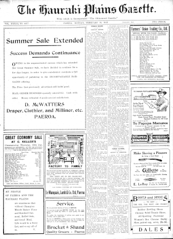 Issue page