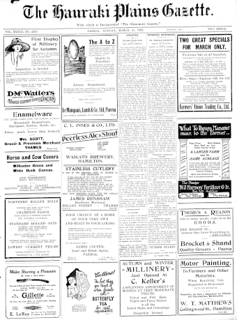 Issue page