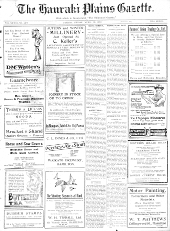 Issue page