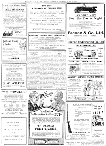 Issue page