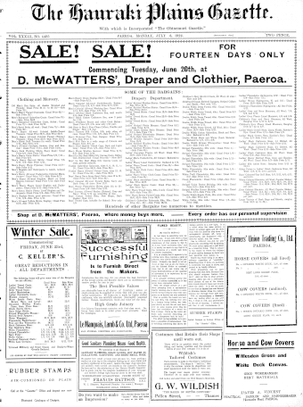 Issue page