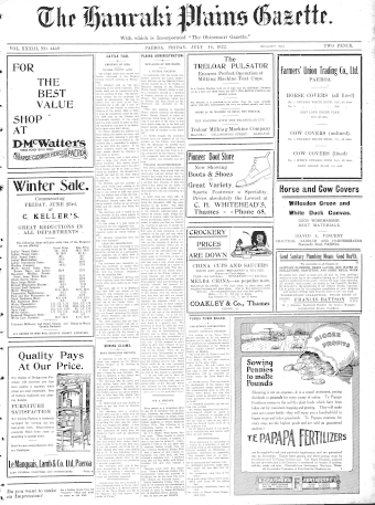 Issue page