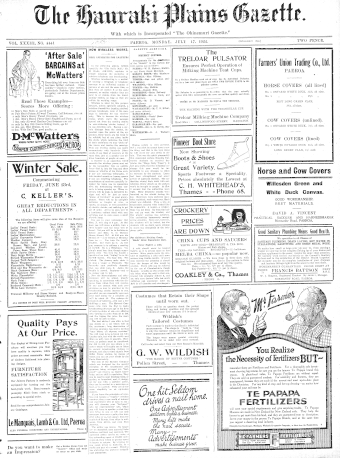 Issue page