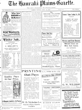 Issue page