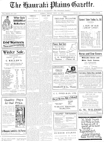 Issue page