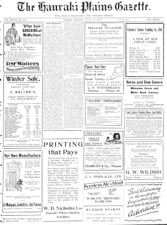Issue page