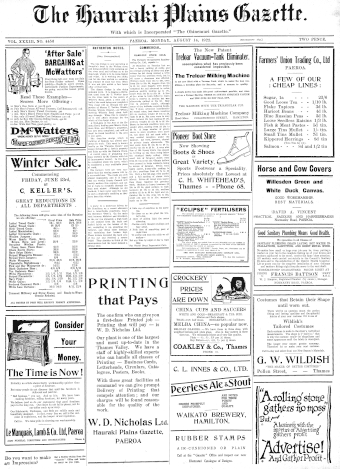 Issue page
