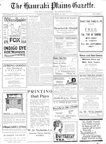 Issue page