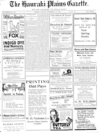 Issue page