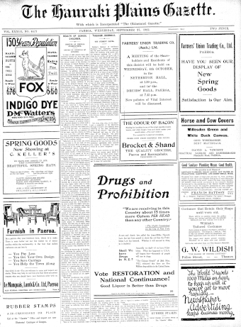Issue page