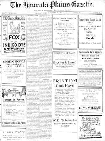 Issue page