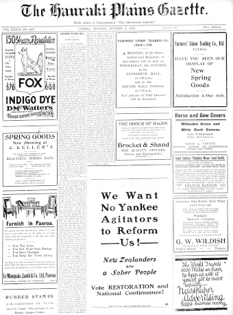 Issue page