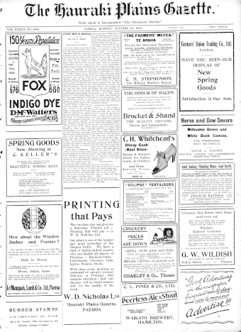 Issue page