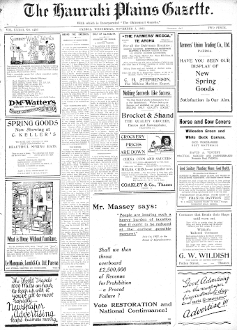 Issue page