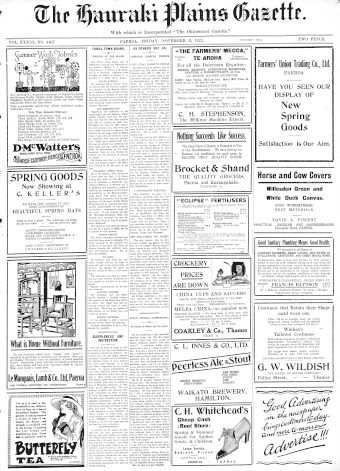 Issue page