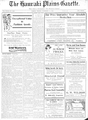 Issue page
