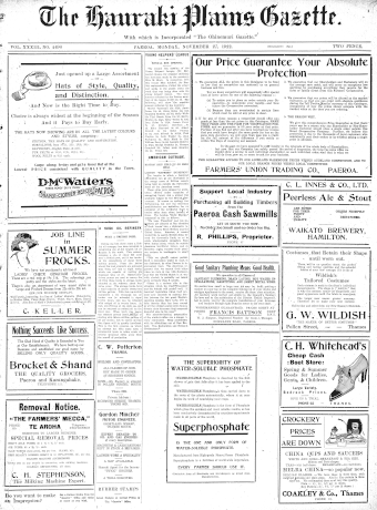 Issue page