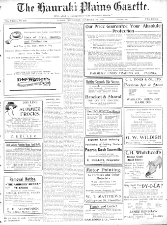 Issue page
