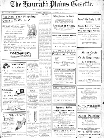 Issue page