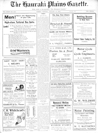 Issue page