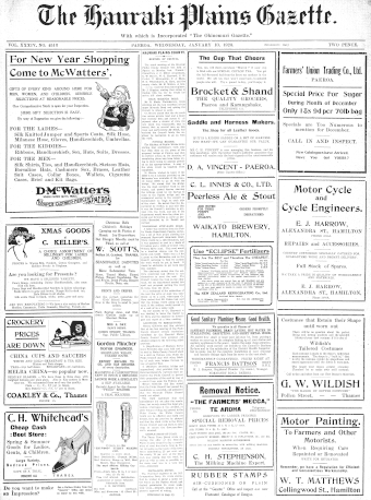 Issue page