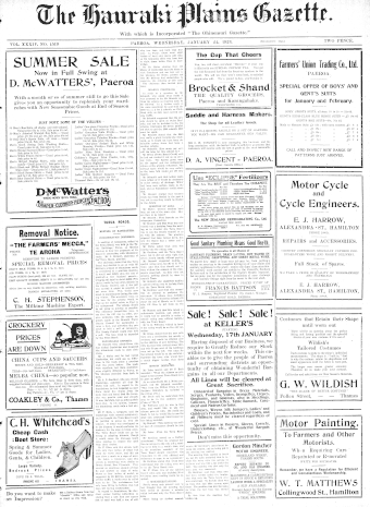 Issue page