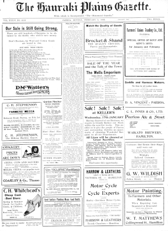 Issue page