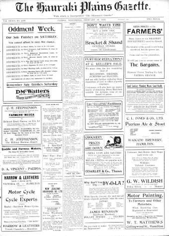 Issue page