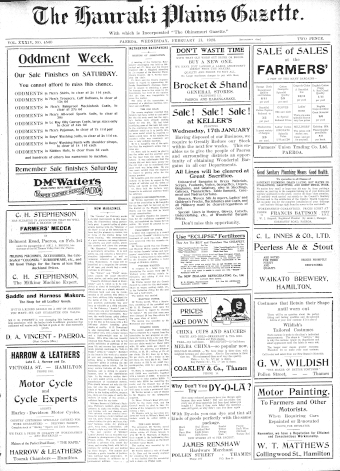 Issue page