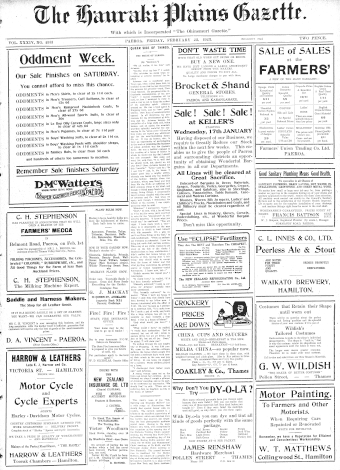 Issue page