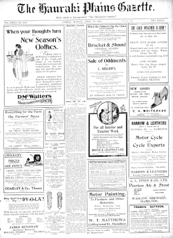 Issue page