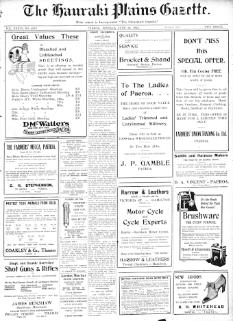 Issue page