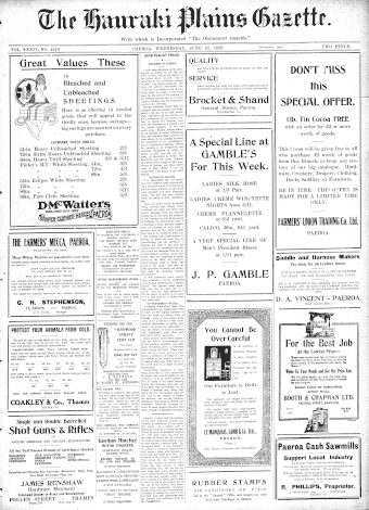 Issue page