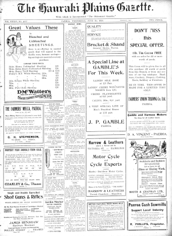 Issue page