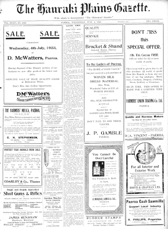 Issue page