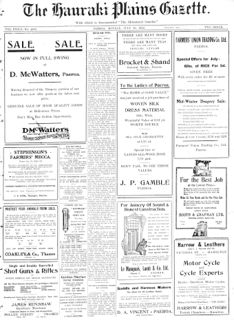 Issue page