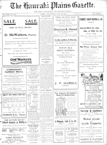 Issue page