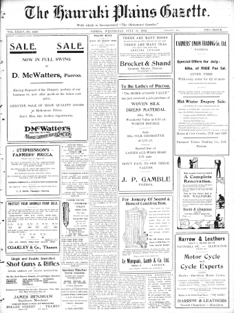 Issue page