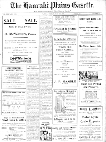 Issue page