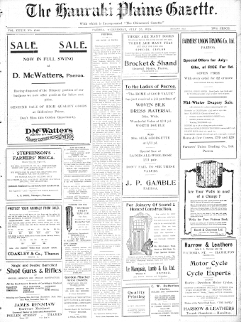 Issue page